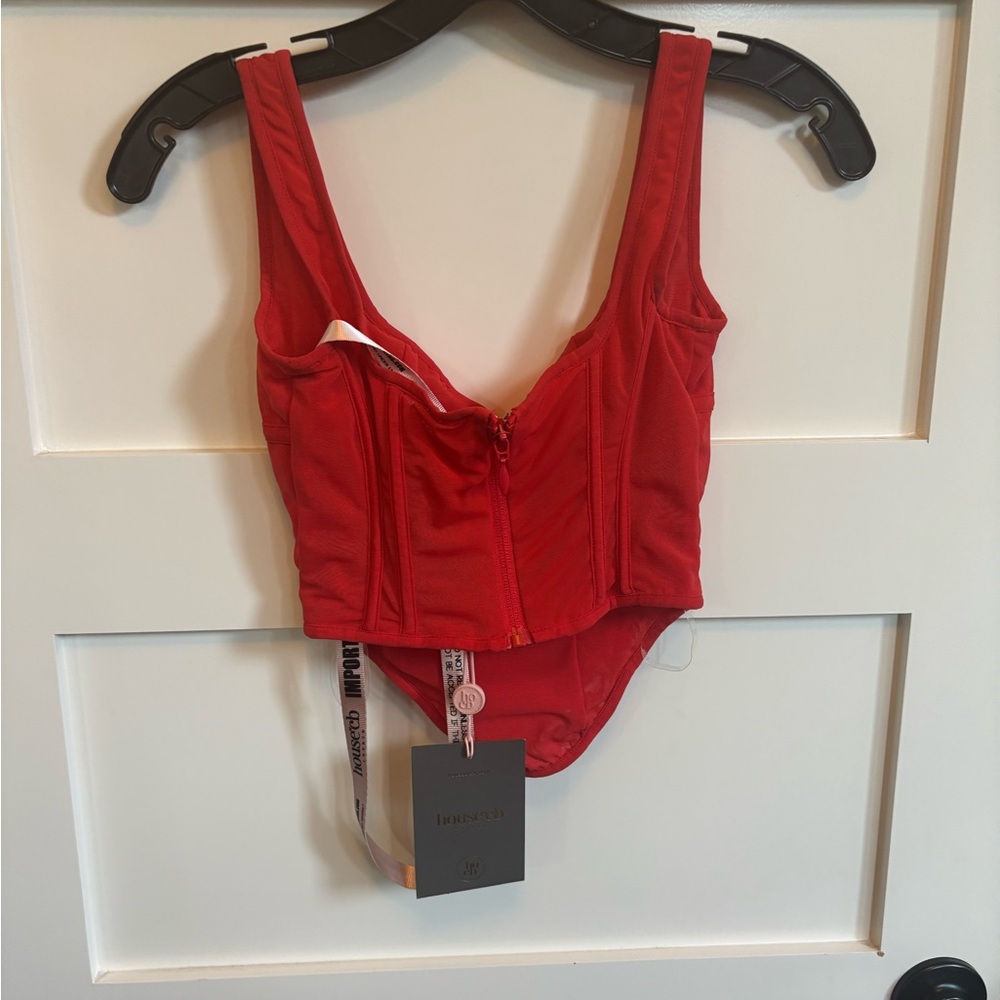 House of CB Red Crop Top - Picture 5 of 6